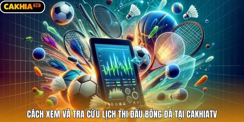 Cách xem và tra cứu lịch thi đấu bóng đá tại Cakhiatv
