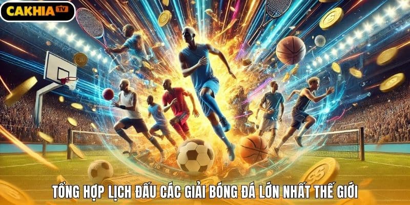 Tổng hợp lịch đấu các giải bóng đá lớn nhất thế giới