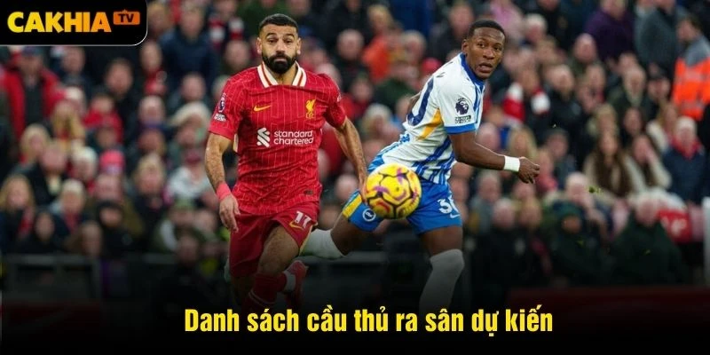 Danh sách cầu thủ ra sân dự kiến