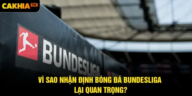 Vì sao nhận định bóng đá Bundesliga lại quan trọng?